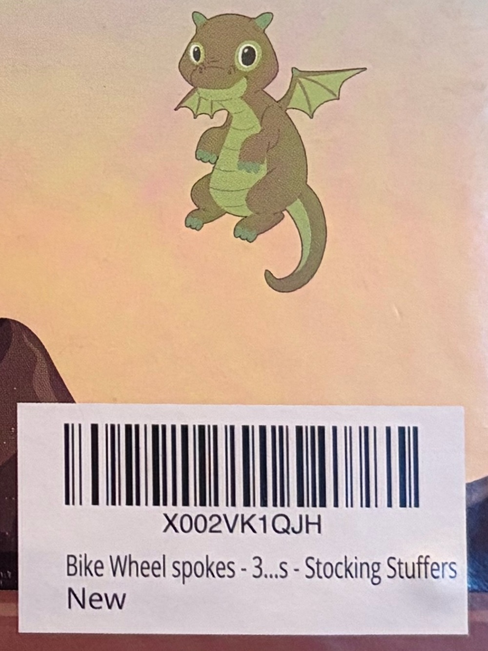 Dinosaur Theme 36 Pcs Wheely Bikes Kids Bike Spoke Decorations Charms NWT - Picture 9 of 9